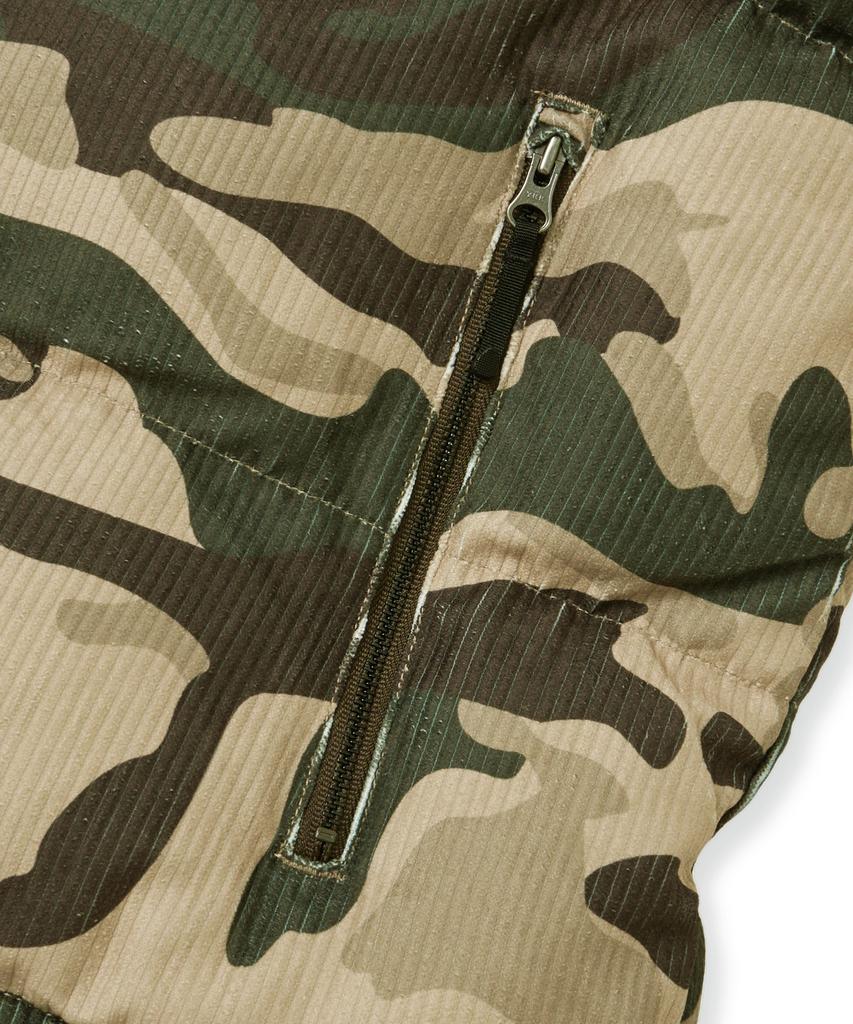 Brownbreath Tag Corduroy Camouflage Vest - Khaki