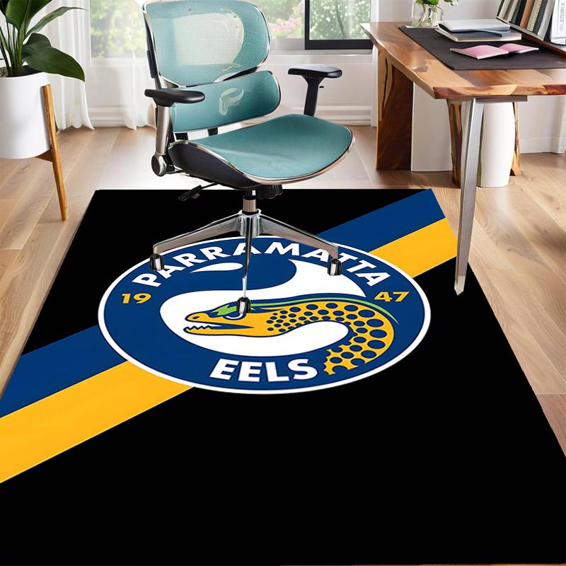 1 Stück Fußballteam-Design Teppich - Rutschfest, Weich & Gemütlich Fußmatte für Wohnzimmer, Schlafzimmer, Büro - Dekoteppich für Innen/Außen