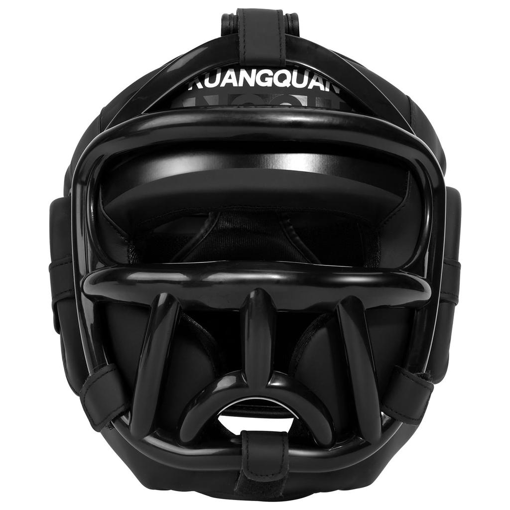 FIVING Headgear Adjustable Full Face Removable Face Guard Head Guard for Martial Adult Unisex Boxing, Sparring, Kickboxing, Arts, Karate, Taekwondo,