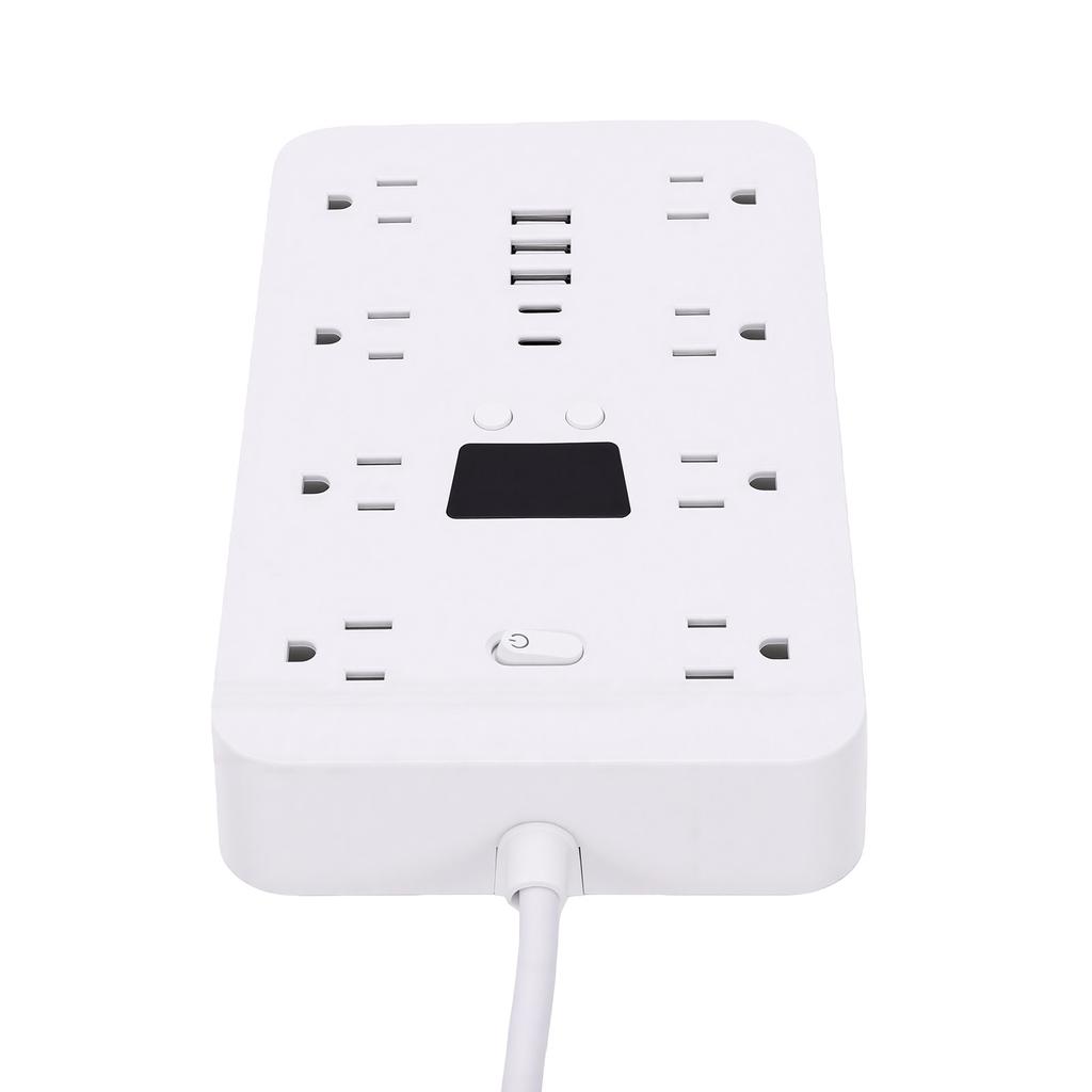 1.5m Power Strip 16 AC Outlets 5 USB Ports Overload Protection Power Strip for Office Dormitory US Plug 100 240V