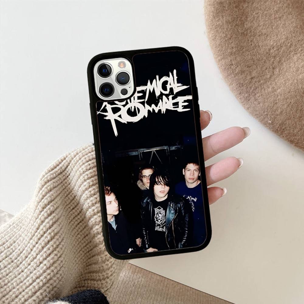 Indie Rock Band My C-Chemical R-Romance Phone Case Wireless Charging PC+TPU For IPhone 11 12 13 14 15 16 17 Pro Max Plus Case