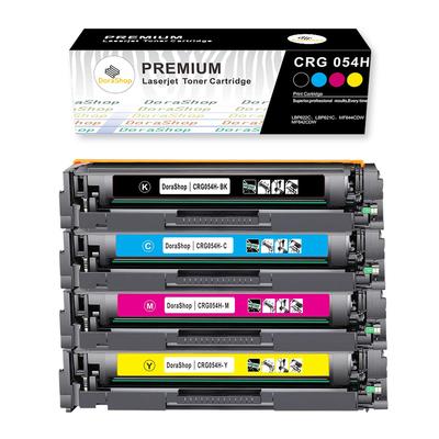 Canon Kompatible Toner Reichweite ca. Seiten in Schwarz und Seiten in Farbe Kompatibel und LBP621C Hergestellt in einer ISO Enthält einen IC CRG-054H (BK/C/M/Y)