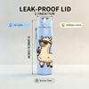 1PC Cool Sunglasses Llama Cartoon 750ml Color Plastic Sports Water Bottle Leakproof Flip Straw Lid Suitable for Sports Office Home Use