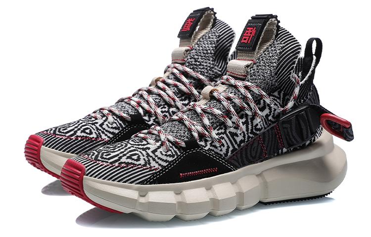 Li Ning New York Fashion Apparel Week Runway Collection, Essence 2.3 Low Top Casual Shoes Women's Black White AGBP092-8