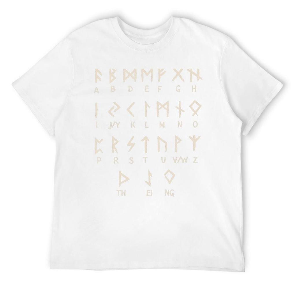 Runic Alphabet Elder Futhark Runes T-Shirt cheap stuff custom shirt mens white t shirts