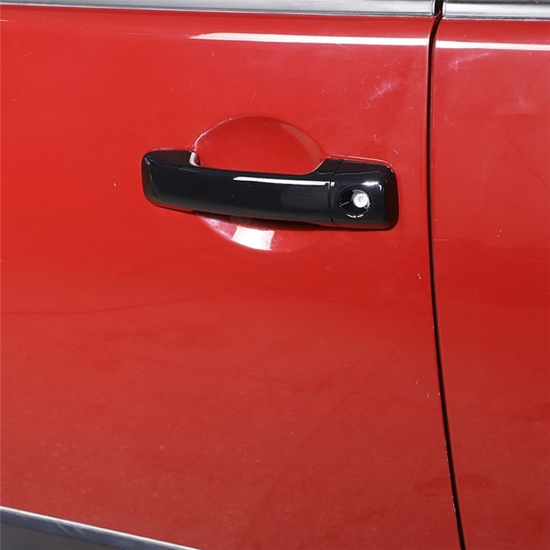 Authentic 2Pcs Carbon Fiber Handle Cover Trim Car Exterior Door Handle Cover Replacement Car Handle Cover For TOYOTA 2007- F