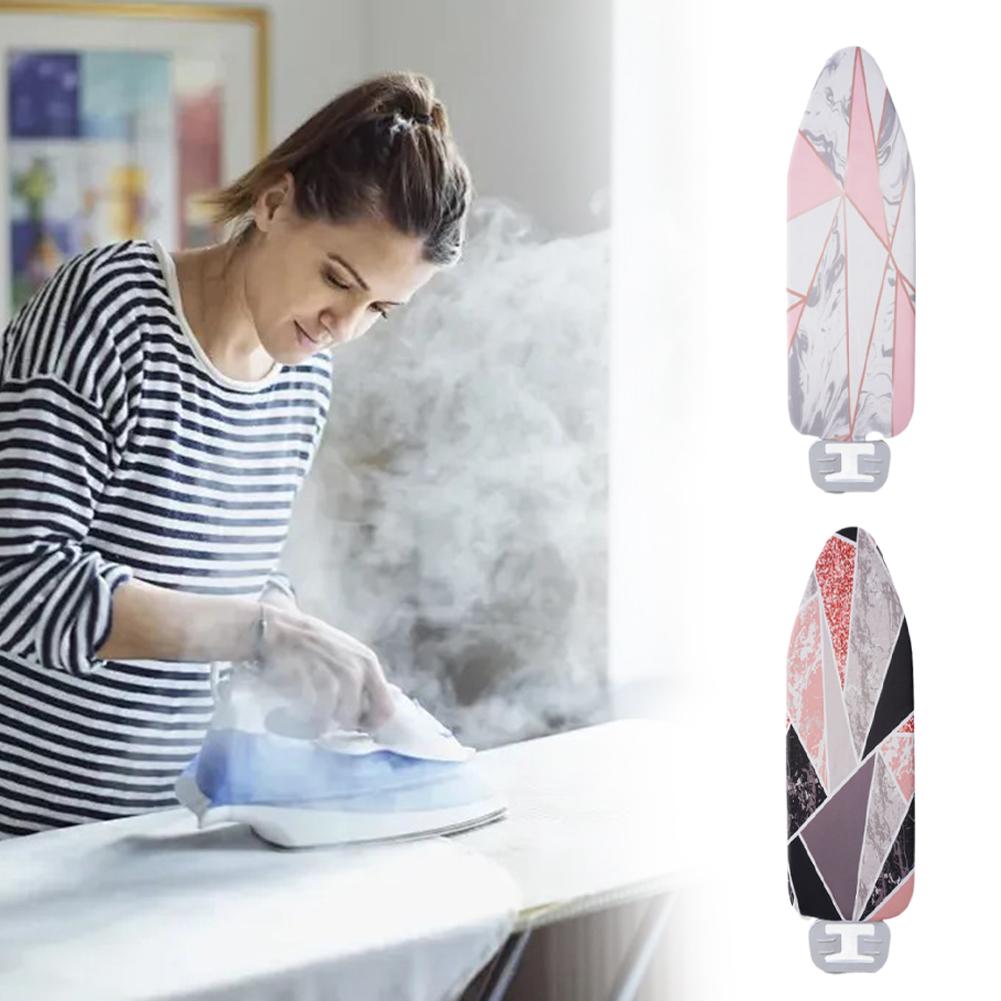 Wide Ironing Board Cover Thickened Ironing Heat Marble Pattern Stain Resistant Ironing Board Protector Cover