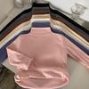 Korean Knitwear Women's Half-High Neck Cashmere Sweater, Small Fragrance Style, Autumn/Winter.