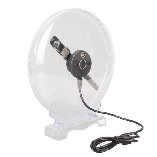 3D Hologram Fan WiFi Projector Naked Eye 3D Display 1080x160 80pcs LED Beads 3D Hologram Projector Advertising Display 