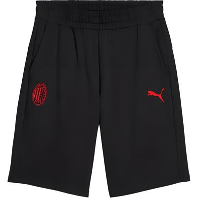 Ac Milan Logo Comfortable Breathable Football Sports Casual Shorts Men Shorts Red Black 777673-04