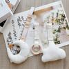 3Pcs/Set Crib Rattle Toys Lovely Moon Cloud Stuffed Doll Play Gym Fitness Equipment Decoration Sensory Trainer Hanging Rattle Toy Baby