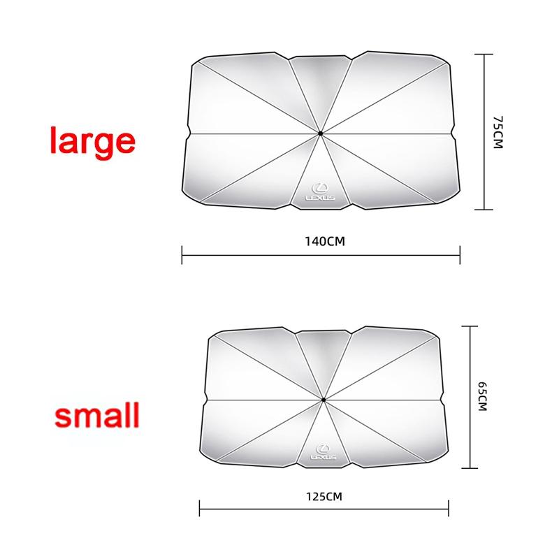 Lexus Car Sunshade Umbrella Car Front Window Sunshade Cover For Lexus F SPORT ES RX NX LS UX LM LX GX LC RZ IS CT GS RC SC LBX