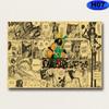 Vintage Japanese Anime Posters Kraft Paper Prints Poster Home Decor Study Living Room Bar Decoration Painting Wall Sticker