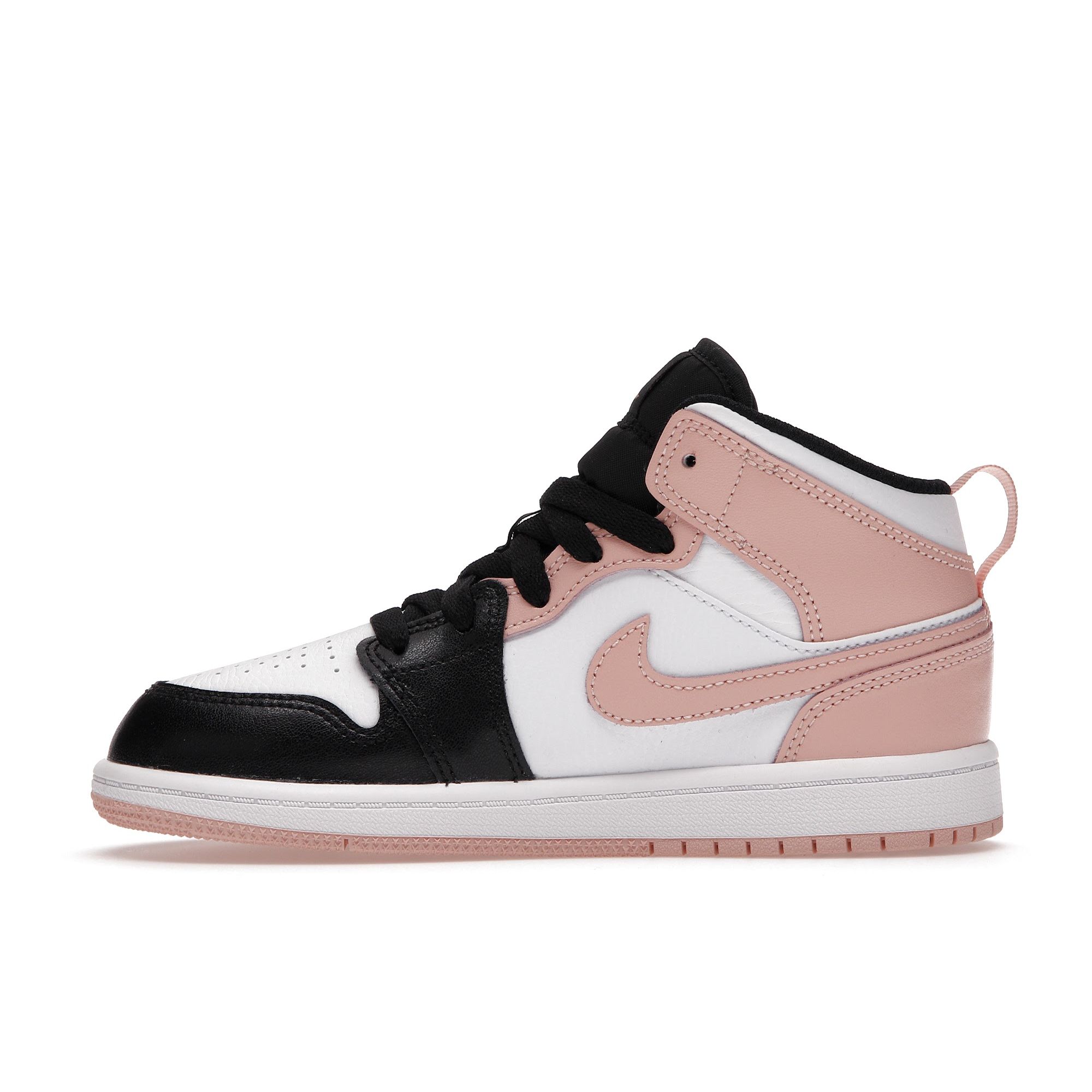 Детские кроссовки Air Jordan 1 Mid PS Crimson Tint White Black 640734-133 28 — фото 5