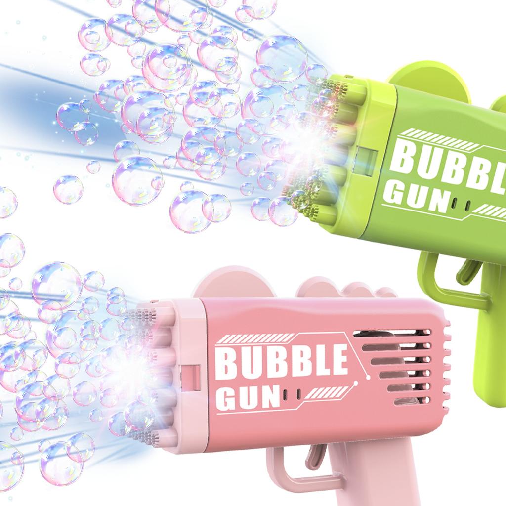 Dinosaur Light Bubble Gun Children's Bubble Toy Outdoor Wedding Parent Child Interactive Game without Battery Bubble Water
