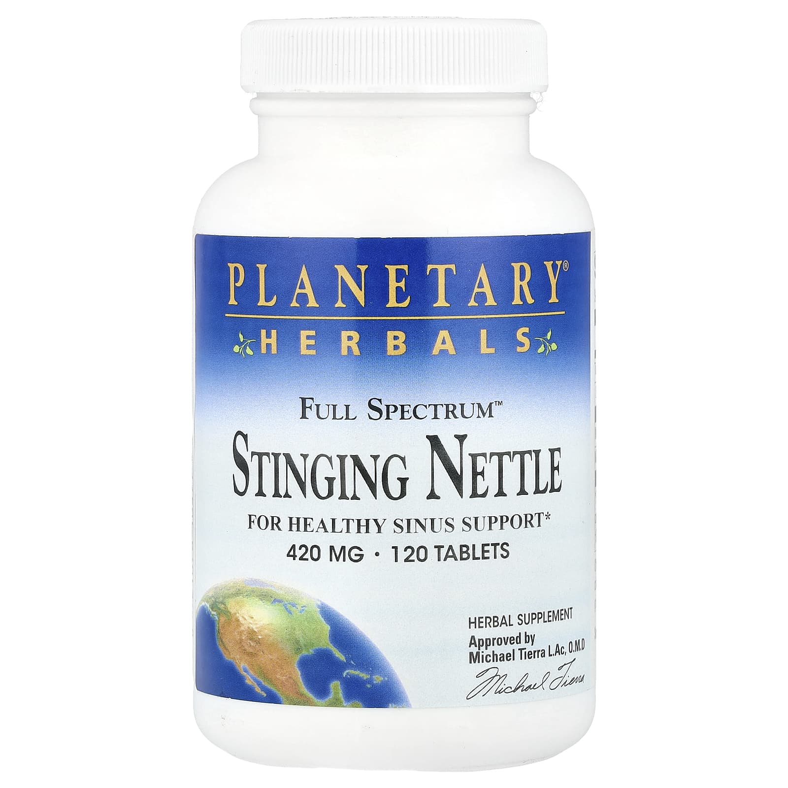 

Full Spectrum, Nettle, 420Mg, 120 Tablets
