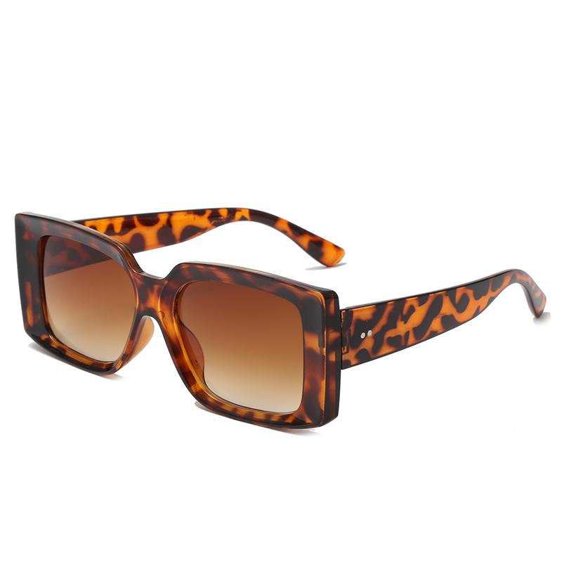 New Narrow Frame Sunglasses Women Fashion Vintage Big Square Sun glasses European American Style