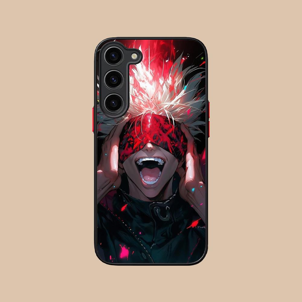 Jujutsu Kaisen Satoru Gojo Silikonové pouzdro na mobilní telefon pro Samsung Galaxy S26 S25 S24 S23 S22 S21 Plus FE Ultra Barevný kryt