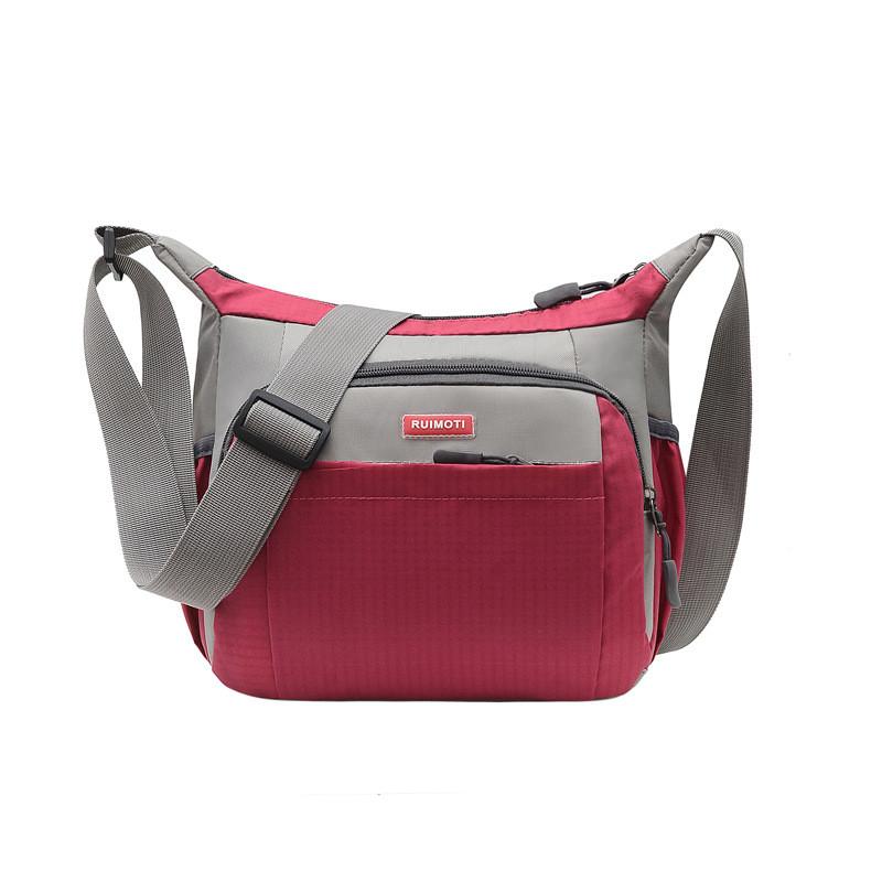 Nylon Crossbody Shoulder Bag For Men With Wearresistant Design For Leisure Use
