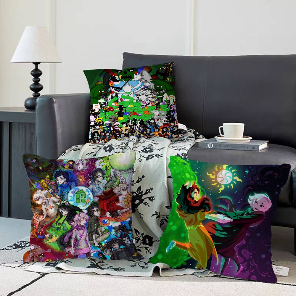 Anime H-Homestuck Pillow Case Removable Washable Cushion Cover – All-Season Soft Linen