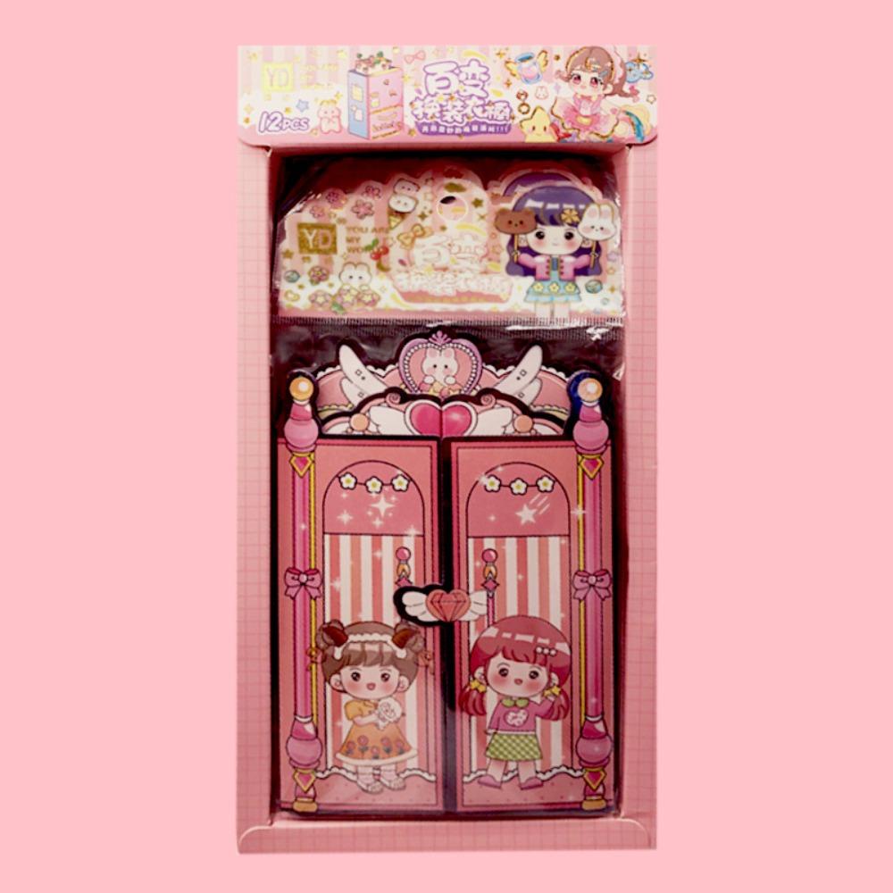 DIY Toy Princess Change Clothes Stickers Quiet Book Busy Book Change Sticker  Children Adult