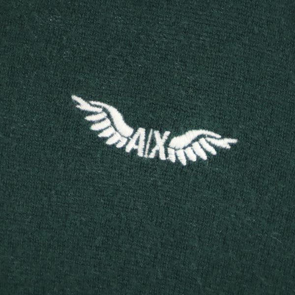 Armani Exchange Long Sleeve V Neck Sweater M Green System Knit Men's Used