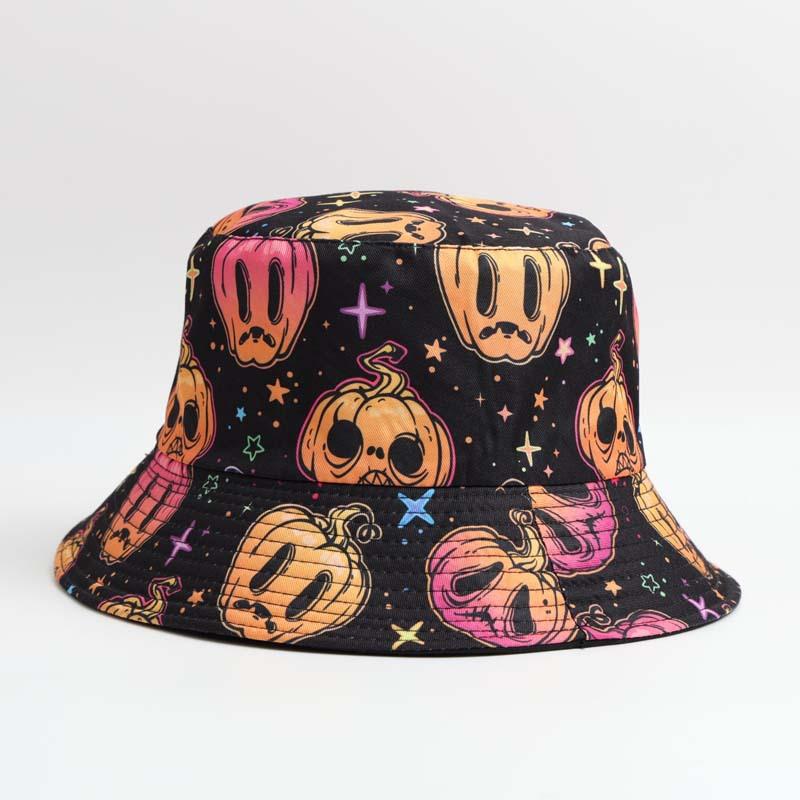 Spring and Autumn Hat Women's Bucket Hat Double-sided Outdoor Sunscreen Sun Hat Men's Basin Hat