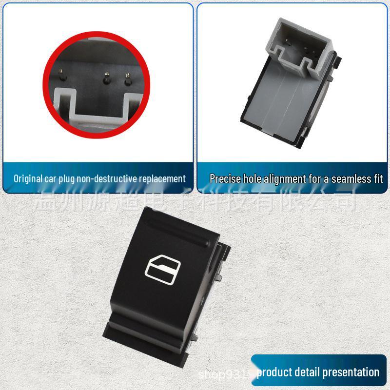 Volkswagen Power Window Switch for Sagitar, Magotan, Tiguan, Touran, Golf (Part 7L6 959 855B)
