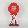 Elegant Chinese Style Bamboo Fan Stand Holder Bracket Rack Stand for StablesStylish Desktop Decoration Home Office Decor