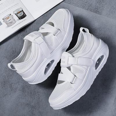 Schnalle Schaukelnde Schuhe Luftpolster Freizeitsportschuhe Atmungsaktive Laufschuhe Mutterschuhe Seniorenschuhe