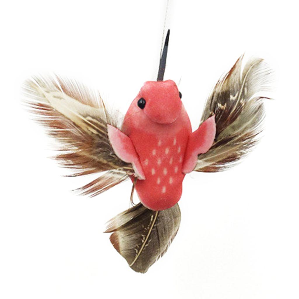 Elektryczny Patyk do Drażnienia Kota Zabawny Interaktywny Design Ptaka i Kwiatka Elektryczna Zabawka dla Kota do Użytku Wewnątrz i na Zewnątrz