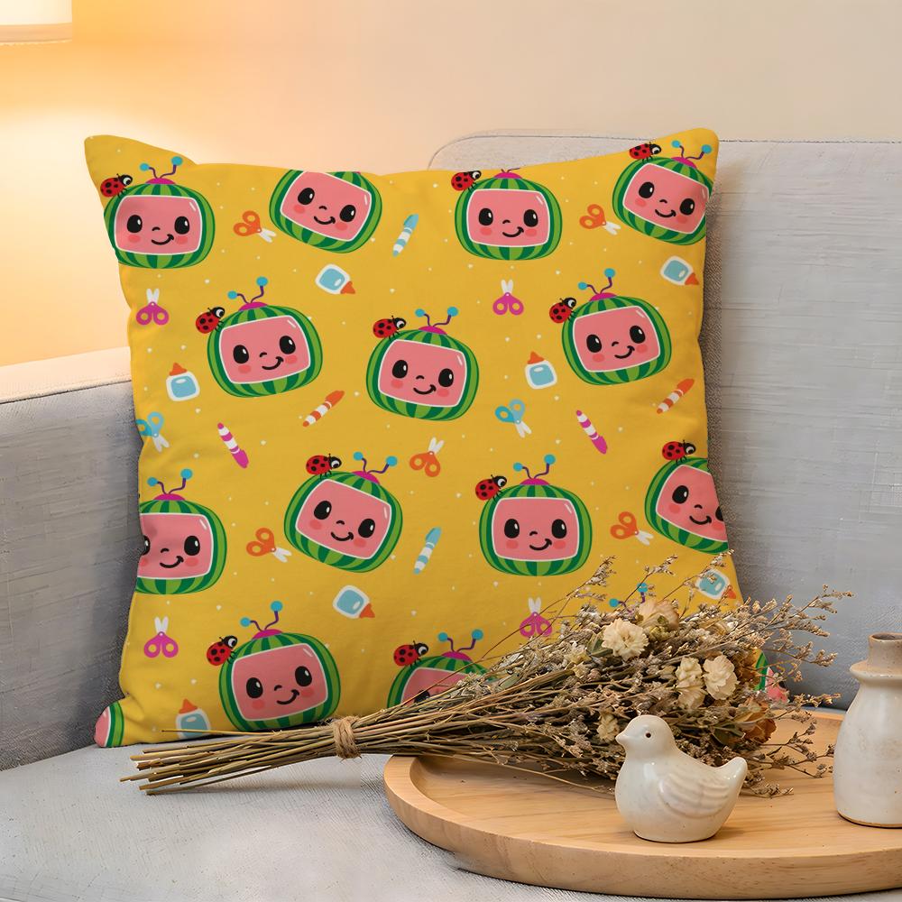 

Cushion Cover Linen SkinFriendly Soft Decorative Case For Sofa Home Decor Cartoon CChildrens Pillow cover 30x30cm