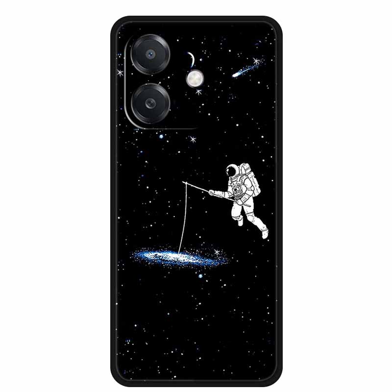 For OPPO A20 Case A 20 Phone Cover Lion Wolf Black Silicone Soft Back Cover Case For OPPO A40 A40m A60 5G Case A 40 A 60 Coque