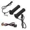 1 Pair Electric Heated Grips Adjustable Temperature Winter Hands Warmer for Motorcycle ATV 7 8in HandlebarBlack Switch