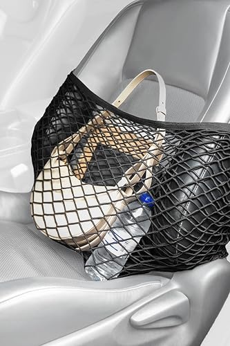 Ezo® Sekinet Car Luggage Fixing Storage Net Bag Passenger Seat Luggage Storage Box Seat Back Pocket Rear Seat Passenger Seat Storage Small Item S
