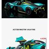 NEW 1/23 Aston Martin Valkyrie Supercar Alloy Model Car Toy Diecasts Metal Casting Sound and Light Car Toys for Children Vehicle