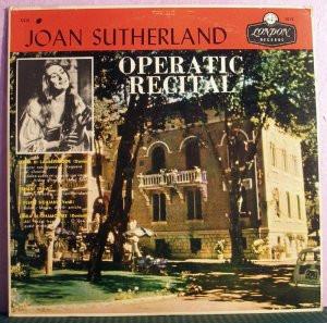 

LP Record JOAN SUTHERLAND, PARIS CONSERVATOIR - Operatic Recital 5515 LONDON US Classical Used
