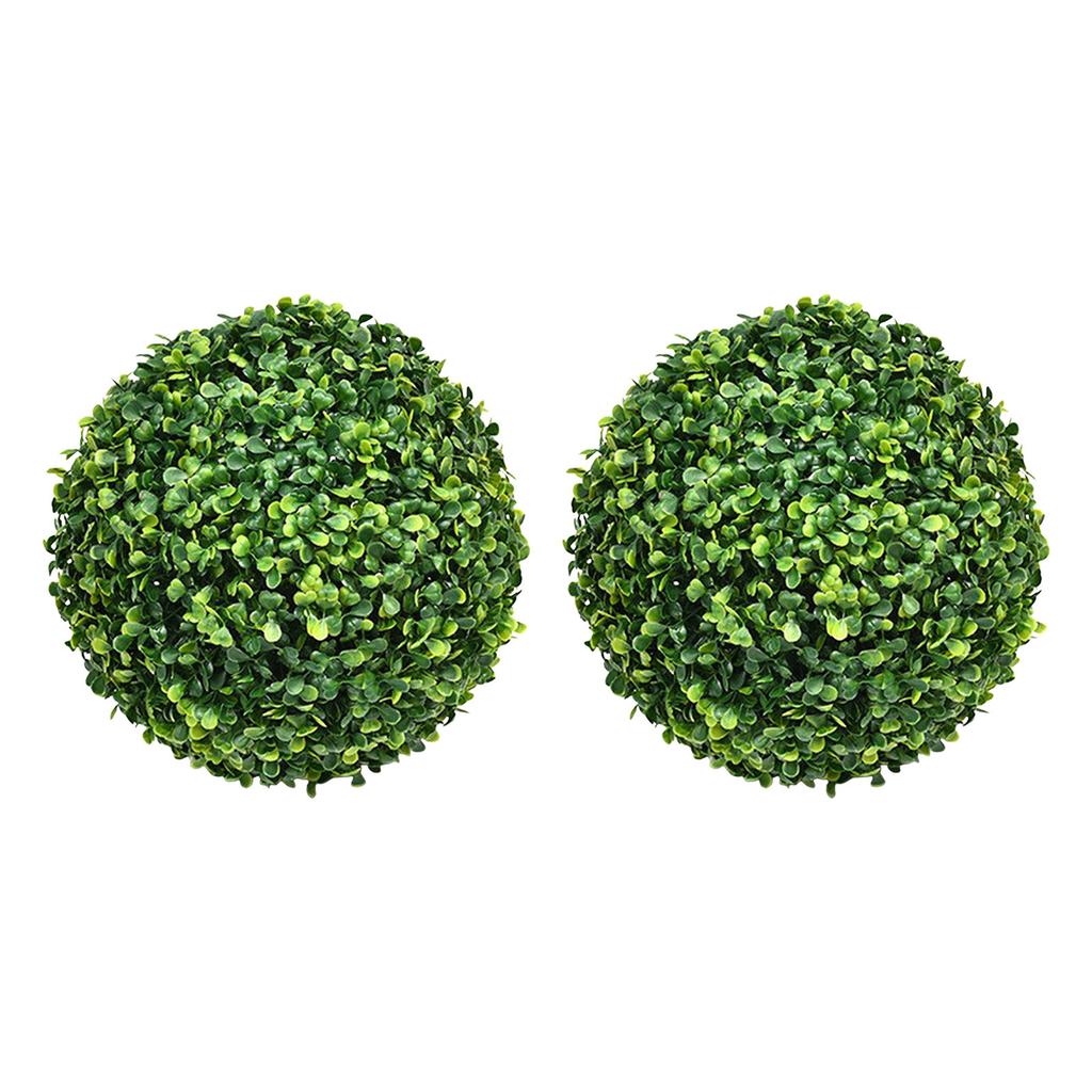 2 Packs Of Artificial Tree Milan Grass Balls Simulated Pruning Balls For Home Decoration