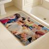 Kpop Group T-Treasure Floor Mat INS Style Soft Bedroom Floor House Laundry Room Mat Anti-skid Household Carpets