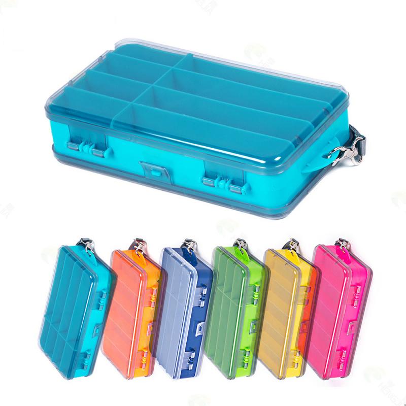 Fishing Tool Box Lure Accessories Storage Box Double-Sided Transparent Large Capacity Multi-Functional Portable Waterproof Fishi