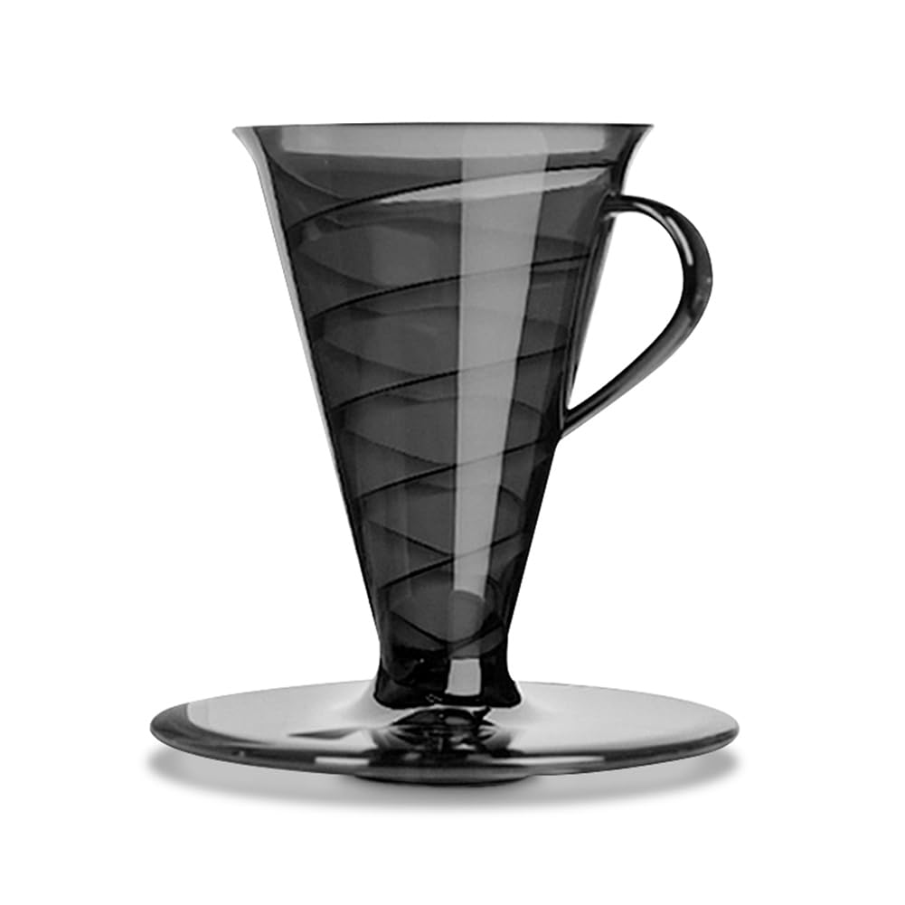 

Haskoss Conical 30 Single Coffee Dripper, 1-2 Cup Hand Brew Coffee Filter Cup V30 Funnel Drip Filter Cup Coffeeware Tool A