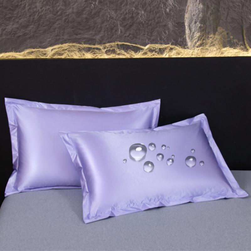 Waterproof Silk Silky Stain Pillowcase Silky Pillowcase Natural Silk Pillowcase Mulberry Silk Pillow Case Bedbug Proof & Allergy