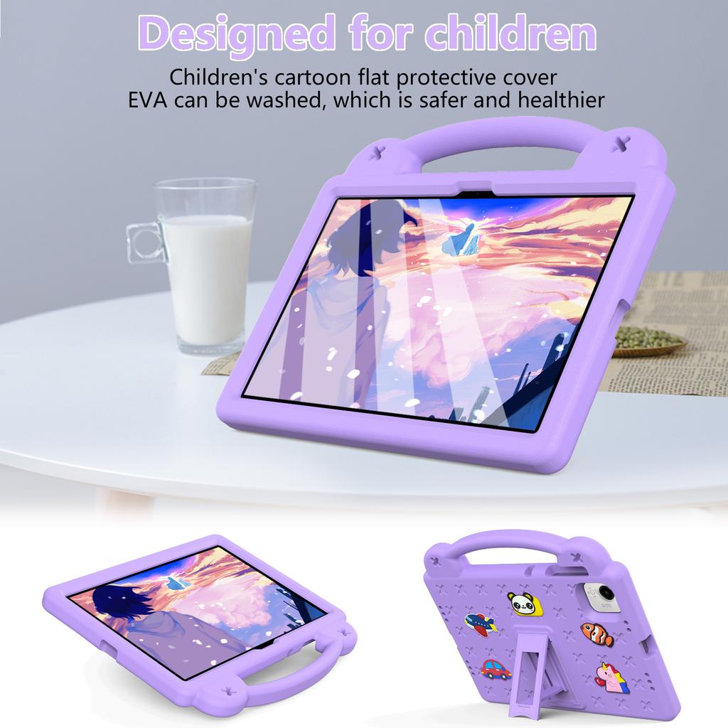 Built-Kickstand Case For Huawei Honor Pad X9a X9 Pro 2025 11.5inch With Portable Hand Holder EVA Kids DIY Funda Cover Shockproof