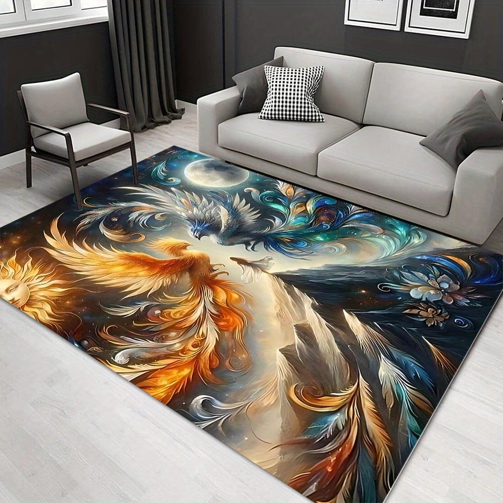 

1pc 2094046430 Pattern Carpet, Area Rug For Living Room Bedroom Room Bed Chair Laundry Entryway Corridor Yard Non-slip Outdoor Camping Rug F 60cm by 90cm