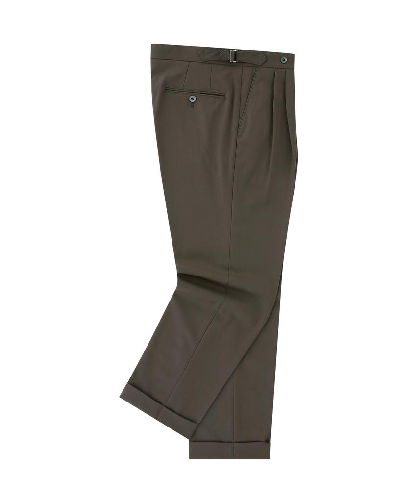 BELLIEF 22Fw Wool Soft Adjust 2Pleats Easy Trousers (Light Brown)