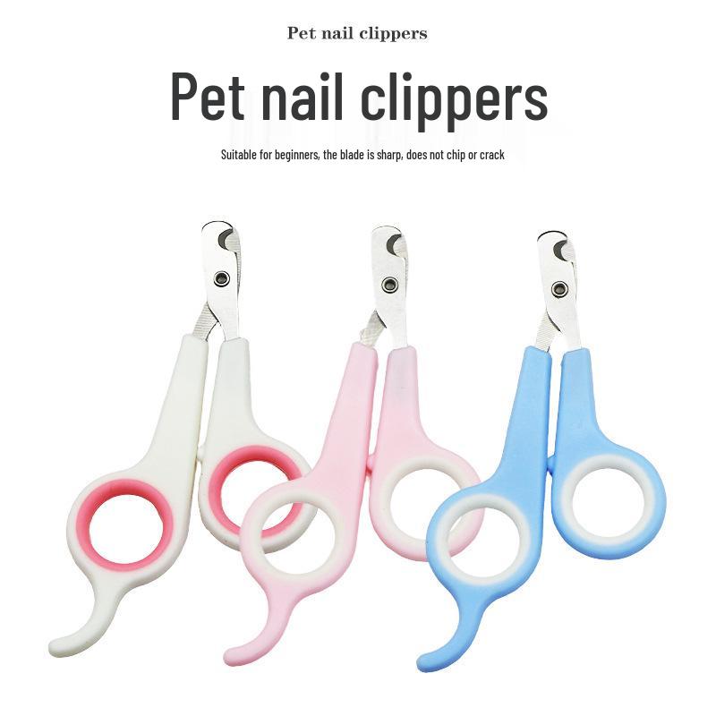 Curved Pet Nail Clippers and Scissors for Cats and Dogs