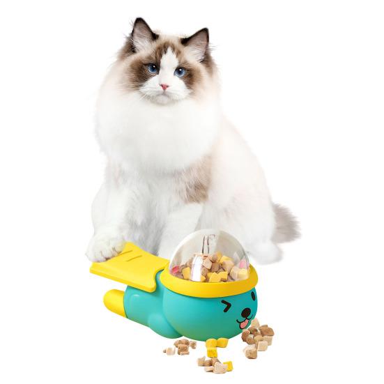 Interactive Dog Treat Dispenser Cats Fun Puzzle Feeder Cute Shape Slow Feeder Treat Dispensing Toy for Dogs And Cats Healthy Eating Mental Stimulation
