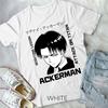 Captain AckerUnisex AnimeAttack On Titans AoT Graphic Tee New TShirt White