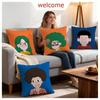 Character Pop Man Cushion Cover 1Pcs Decorative Covers Soft Cushion Case For Sofa Couch Decor 40X40 45X45 Pillowcases