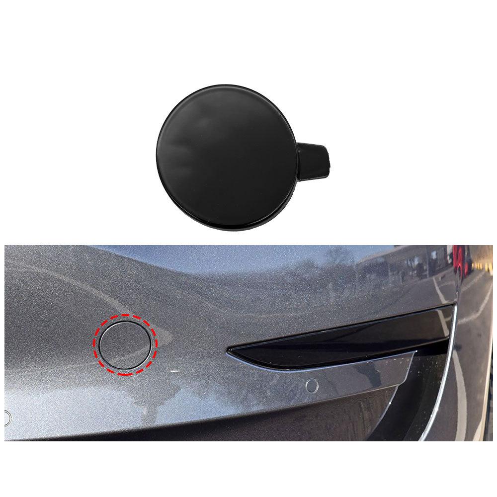 For Tesla Model 3 Front Bumper Towing Hook Hole Cover Trailer Cover 1460701-00-B -